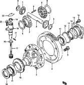39 - FRONT DIFFERENTIAL GEAR (MT)