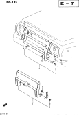 125 - WINCH STAY - FRONT GUARD (OPTIONAL)