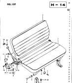137 - REAR SEAT (HIGH ROOF)