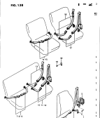 138 - SEAT BELT (E.L.R TYPE:O, Q, V, W)