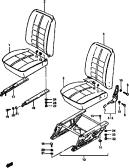 97 - FRONT SEAT (TYPE 3:JA O, Q, W, V)
