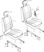 160 - FRONT SEAT (K:E16, E22, E41)