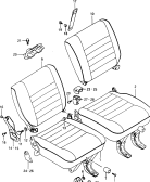 174 - REAR SEAT (TYPE 2/3:JX HIGH ROOF SEPARATE TYPE)