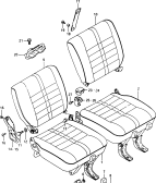 177 - REAR SEAT (SPECIAL EDITION:SEPARATE TYPE)