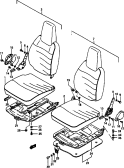 157 - FRONT SEAT (V:TA:E02, E06, E27)