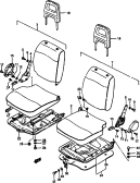 165 - FRONT SEAT (V:TX:E02, E06, E27, E68)