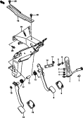 81 - PEDAL AND PEDAL BRACKET (LHD)