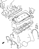 1 - ENGINE GASKET SET (SQ416Q)