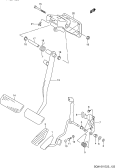 123 - PEDAL AND PEDAL BRACKET (LHD:AT)