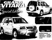 212 - 2001 GRAND VITARA SPECIAL EDITION PARTS