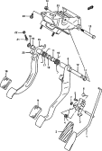 91 - PEDAL AND PEDAL BRACKET (MT)
