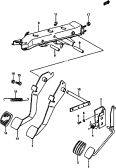 59 - PEDAL AND PEDAL BRACKET (MT)