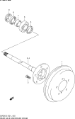 150 - REAR AXLE AND BRAKE DRUM