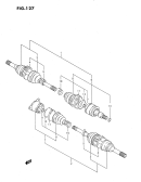 127 - FRONT DRIVE SHAFT
