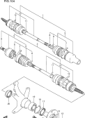 104 - FRONT AXLE (SF413:AT:N/ABS)