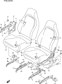 207C - FRONT SEAT (3DR,5DR:SCRIBBLING)