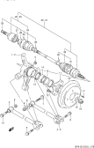 178 - REAR AXLE (SY416:4WD:3DR,4DR)