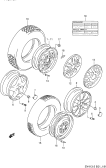 181 - ROAD WHEEL / TIRE (SY416:5DR)