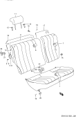 321 - REAR SEAT (SEPARATE TYPE:WITH HEADRESTRAINT)