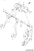 235 - PEDAL AND PEDAL BRACKET (LHD:MT:2WD:SY418,SY419)
