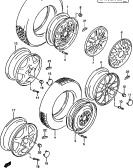 113 - ROAD WHEEL AND TIRE