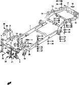 124 - CHASSIS FRAME (4DR)