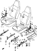 180 - FRONT SEAT (2DR:PRODUCT OF JAPAN:JA)