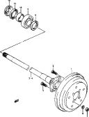 93 - REAR AXLE AND BRAKE DRUM