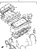 2 - ENGINE GASKET SET (4 VALVE)