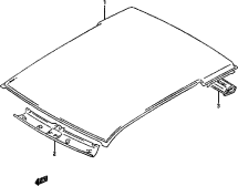 170 - ROOF PANEL (5DR)