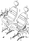 237 - FRONT SEAT (3DR:GL, LIMITED)