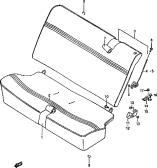242A - REAR SEAT (3DR:GA:PRODUCT OF CANADA)