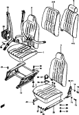 111 - FRONT SEAT (TYPE 1:SJ410, SJ410Q, SJ410V)