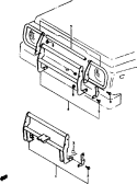 125 - WINCH STAY - FRONT GUARD (OPTIONAL)