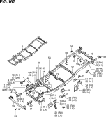 167 - CHASSIS FRAME (KING)
