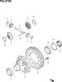 272D - FRONT DIFFERENTIAL GEAR (MT:K12B:4WD)