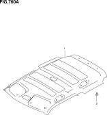 760A - ROOF LINING (3DR:N/SUN ROOF)