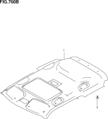 760B - ROOF LINING (3DR:W/SUN ROOF)