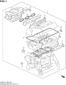 1 - ENGINE GASKET SET (TYPE 1,2:A5B310)