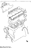 1 - ENGINE GASKET SET (RB310)