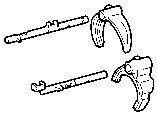 33-07 GEAR SHIFT FORK & LEVER SHAFT (MTM)