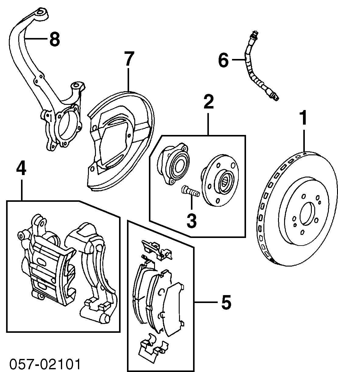 Лансер 10 передний суппорт схема