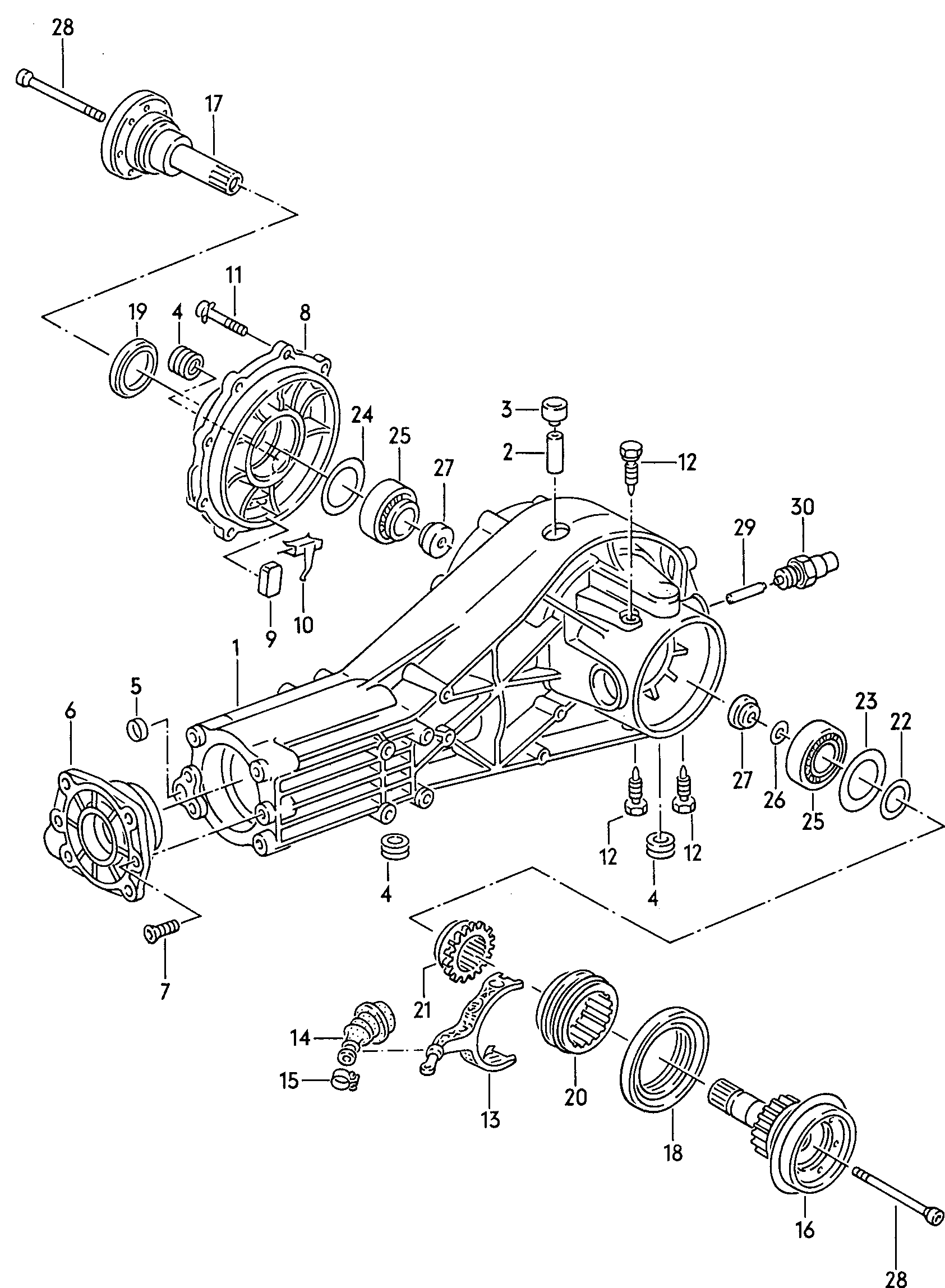 AUDI, Audi 200/Avant quattro Europe, 1986, Rear axle, 50 - Catcar.info 
