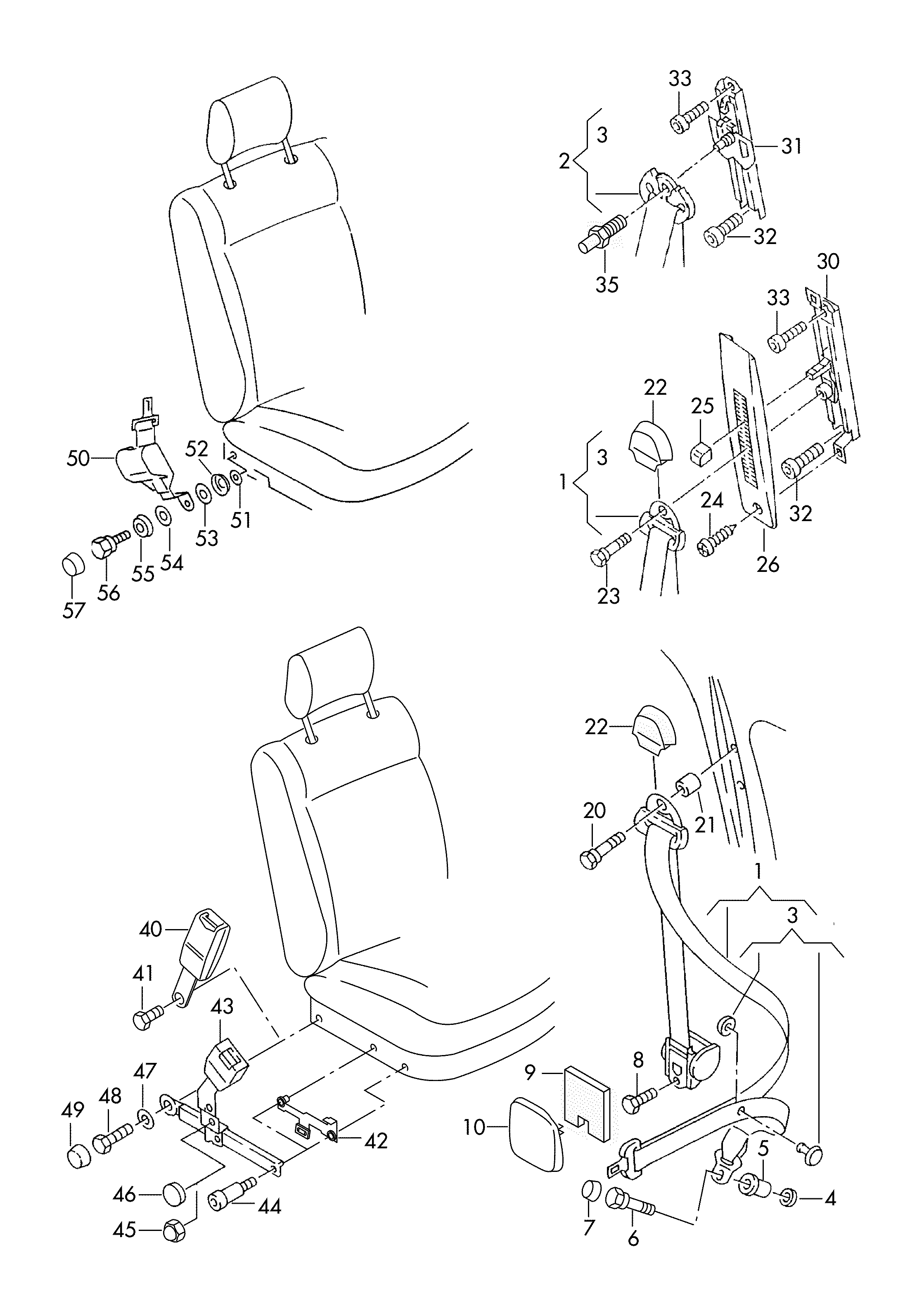 VW, Transporter syncro Europe, 1996 ( >> 70-T-070 000), Body  
