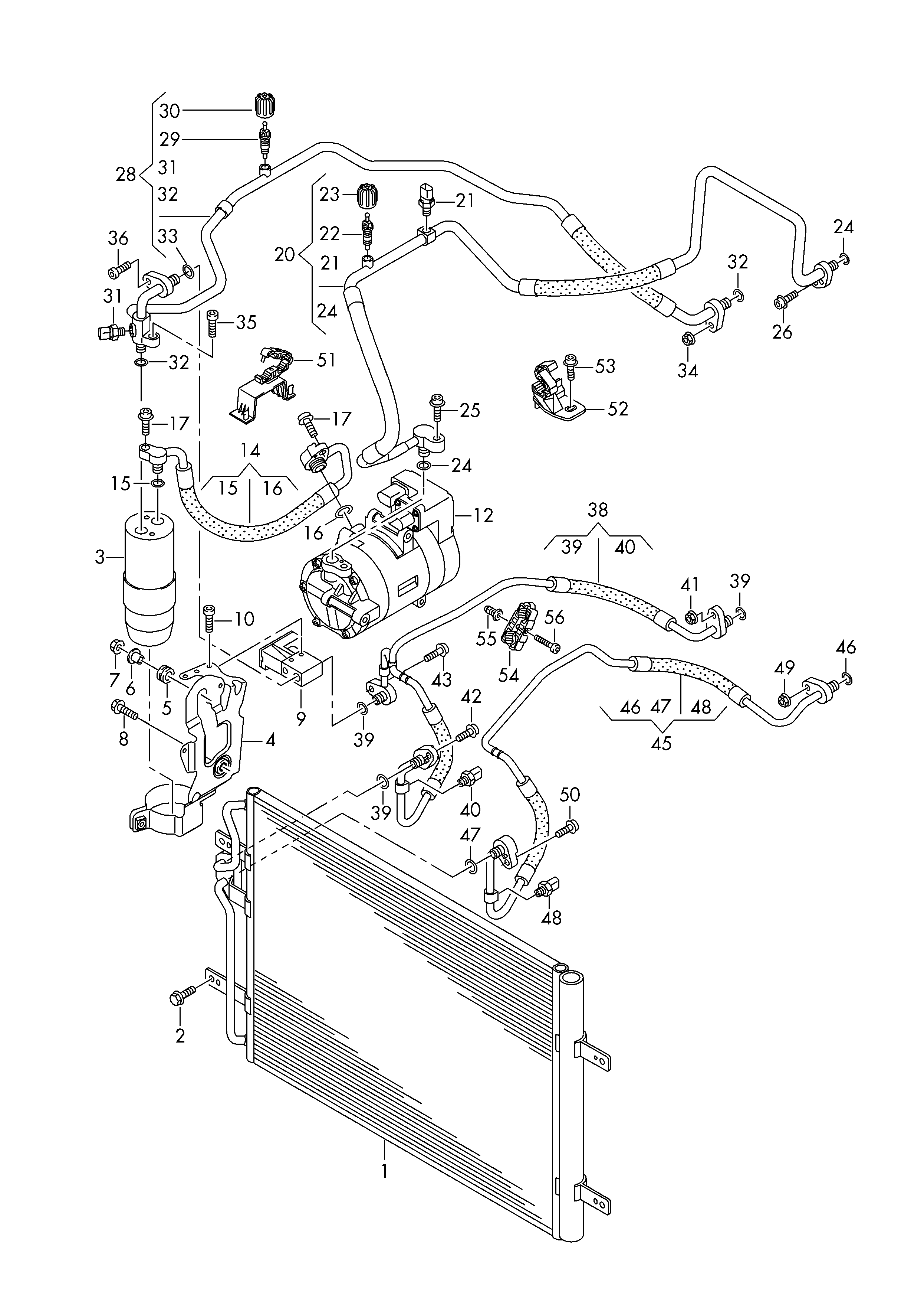 VW, e-Golf Europe, 2015, Fuel, exhaust, cooling, 26050 - Catcar.info 