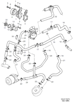 Система охлаждения двигатель и связанные части AUTO.TRANS, CH 384019- B20F , B20F(M), AT4