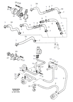 Система охлаждения двигатель и связанные части  CH 72258-, B18EP, FP, B16F , B16F