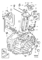 Коробка передач, механическая связанные части  M66 AWD, DSL , D5244T4, M66 AWD