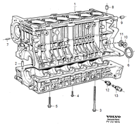 Блок двигателя B6254S,B6244S , B6244FS