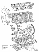 Двигатели с фитингами  6CYL , B6244FS